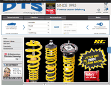 Tablet Screenshot of dtsshop.de